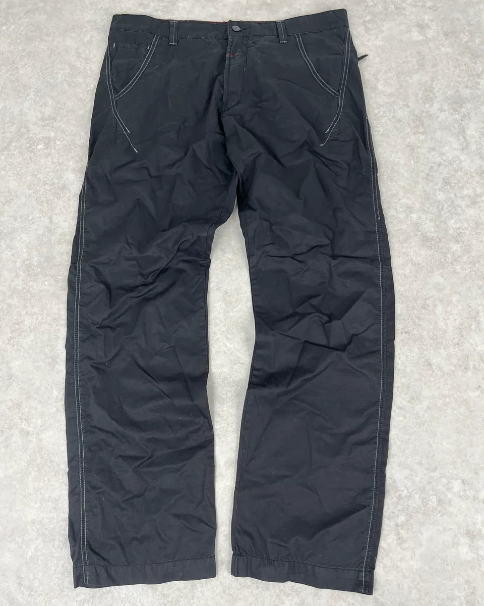 2000s Marithé + François Girbaud Black Relaxed Pants VBItyjF 0
