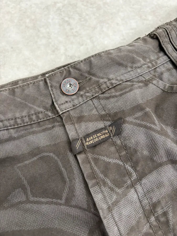 2000s Marithé + François Girbaud Grey Shadow Tagged Abstract Pants uASZVZS 9