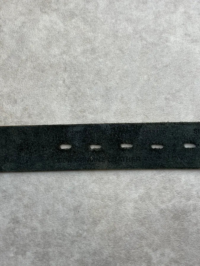 2000s Marithé + François Girbaud Black Star Studded Leather Belt qUYEHec 7