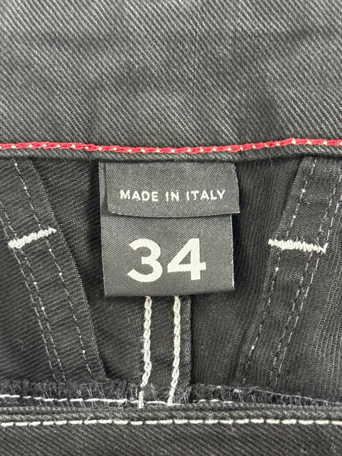 2000s Marithé + François Girbaud Black Straight Jeans atnLJIp 11