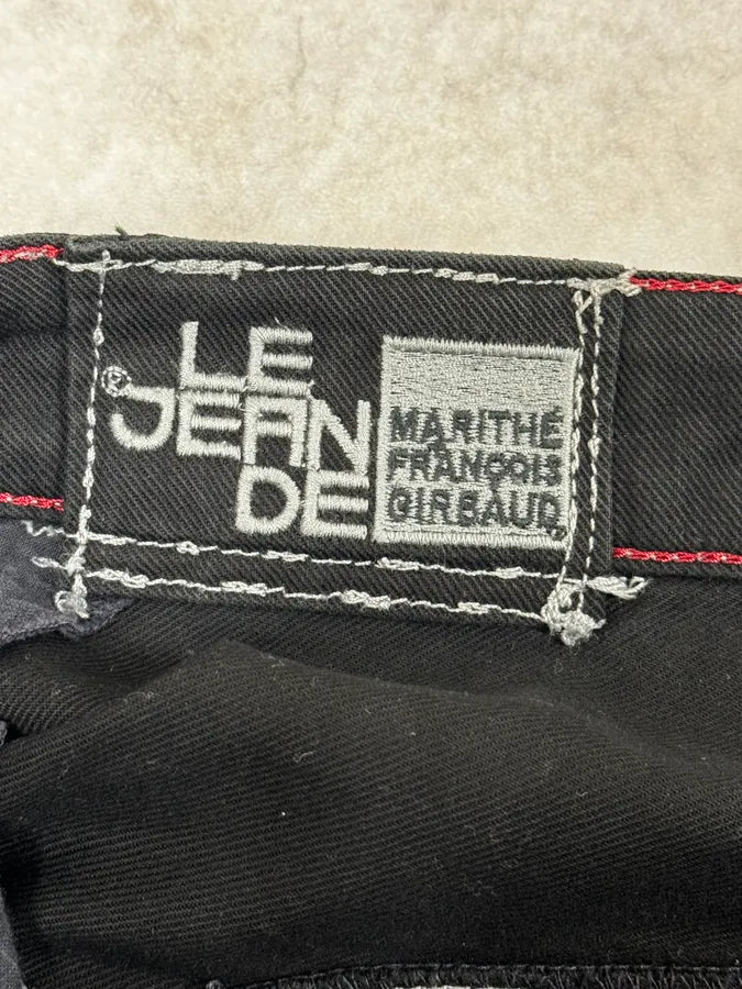 2000s Marithé + François Girbaud Black Straight Jeans atnLJIp 12