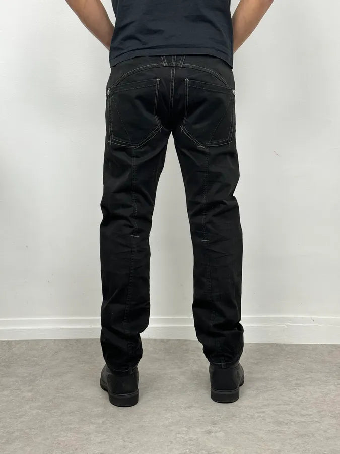 2000s Marithé + François Girbaud Black Straight Jeans atnLJIp 2