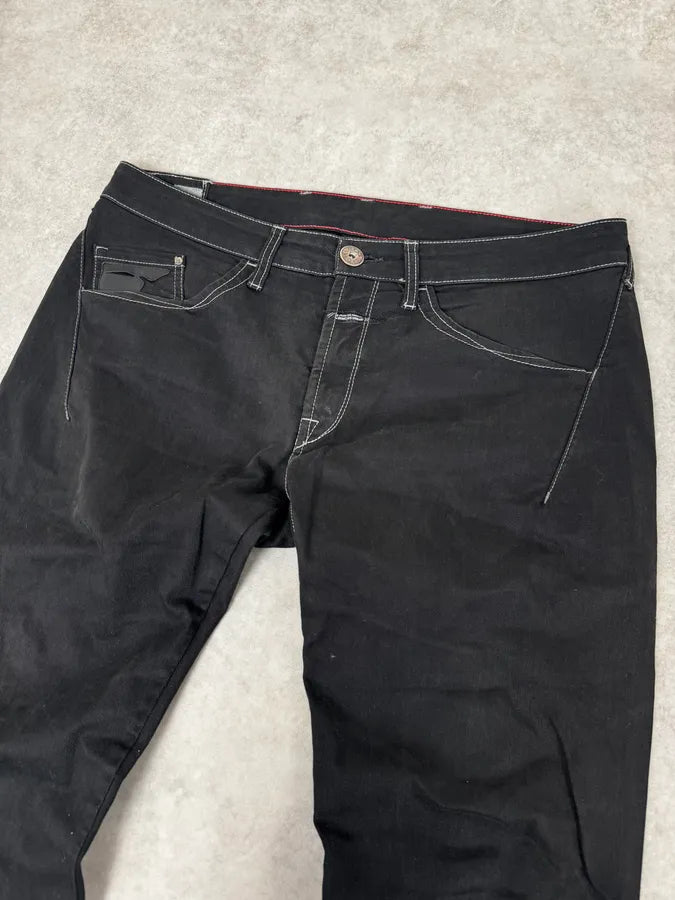 2000s Marithé + François Girbaud Black Straight Jeans atnLJIp 5