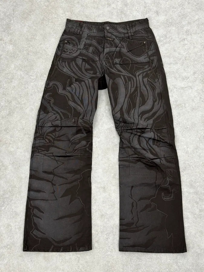 2000s Marithé + François Girbaud Black Tagged Cozy Pants emCBghx 0