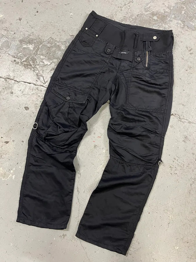 2000s Marithé + François Girbaud Black Utility Pants (S/M) IvIPbyW 4