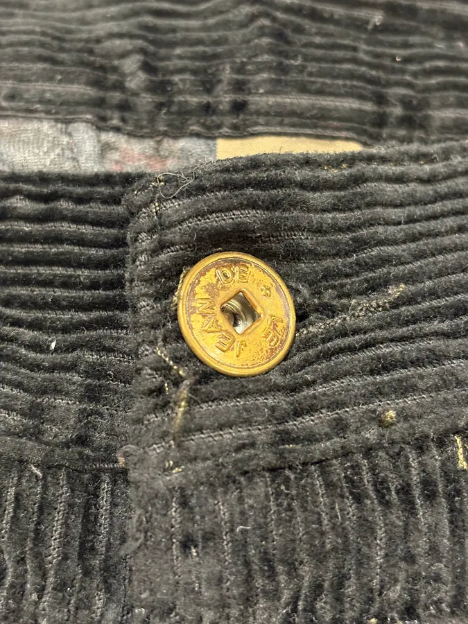 2000s Marithé + François Girbaud Black Velvet Pants aCrOUHh 8