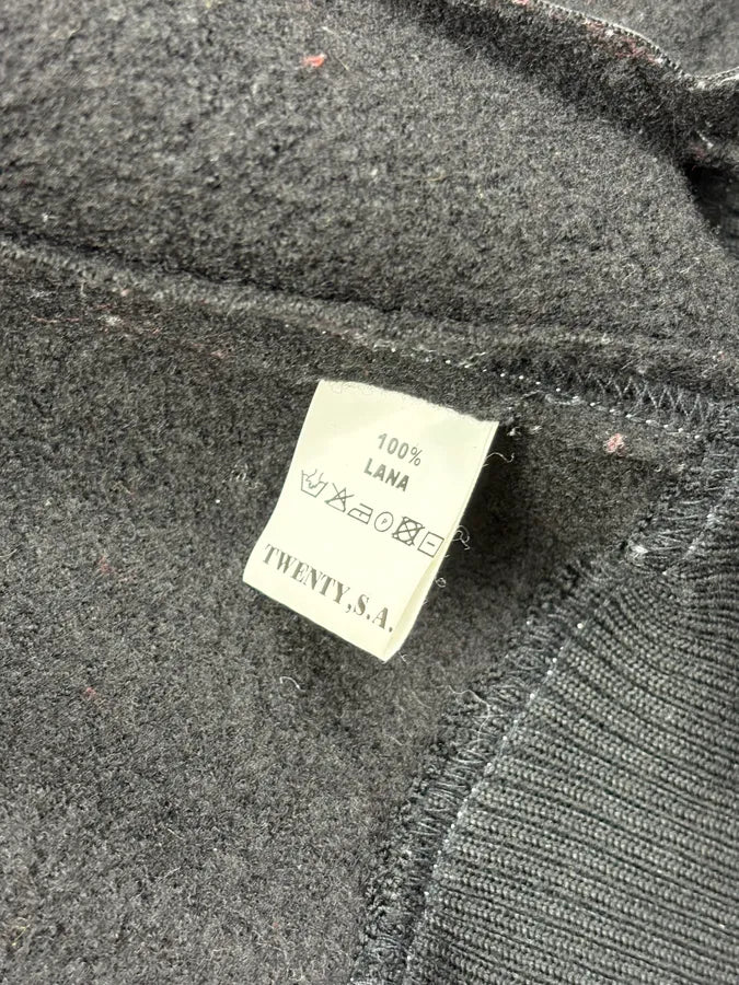 2000s Marithé + François Girbaud Black Wool Contrast Stitch Jacket VPYrnzE 11