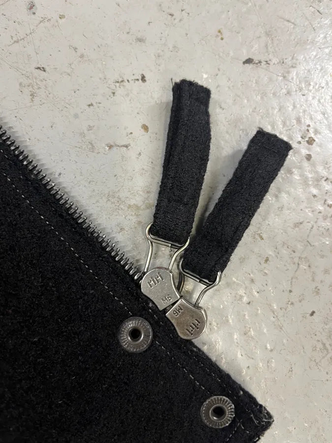 2000s Marithé + François Girbaud Black Wool Signature Jacket (S/M) afRHgdt 6