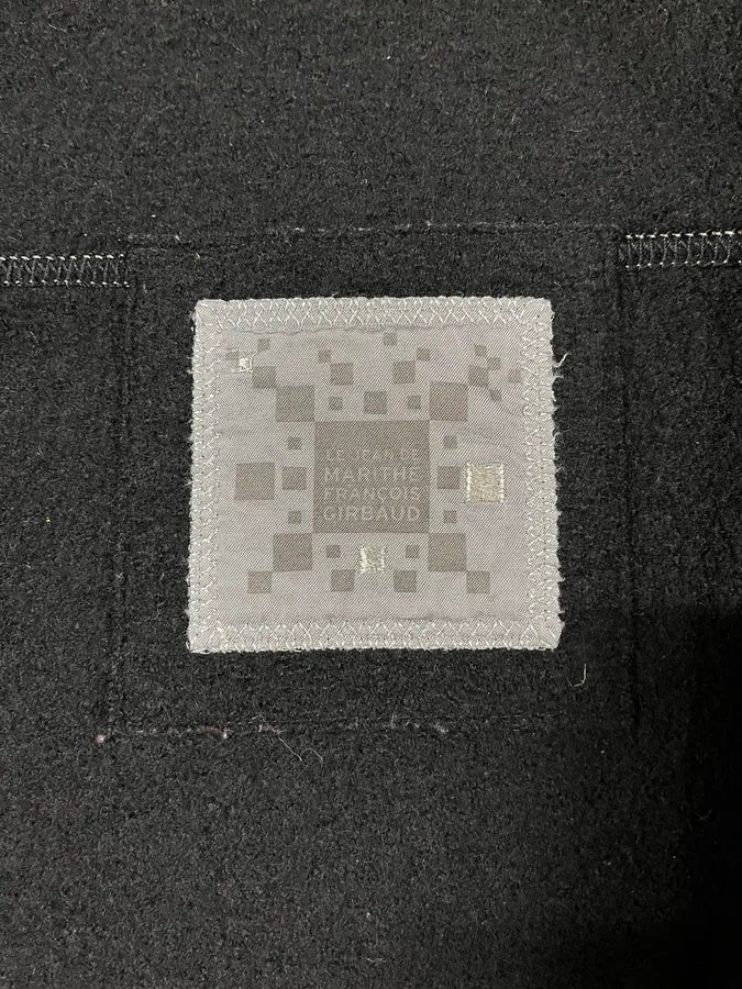 2000s Marithé + François Girbaud Black Wool Signature Jacket (S/M) afRHgdt 7