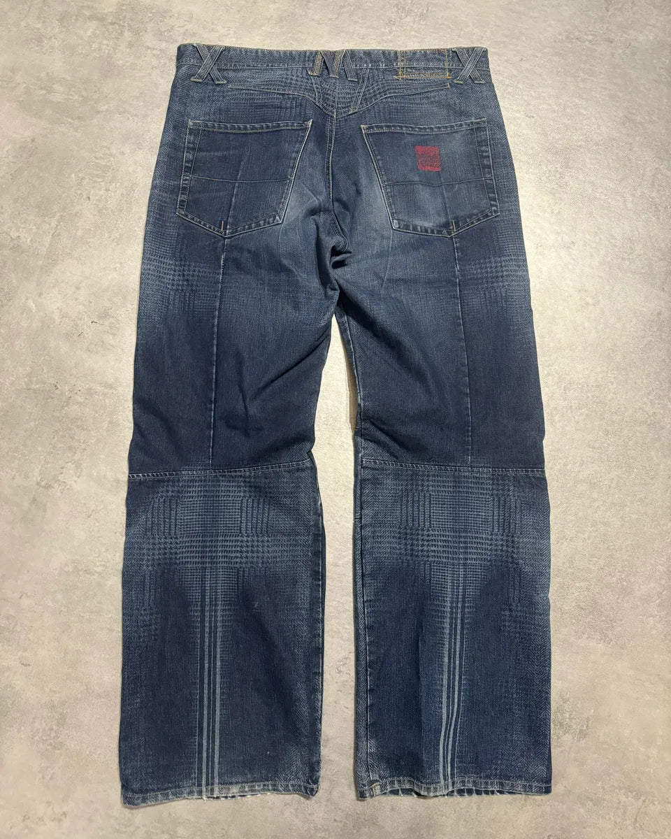 2000s Marithé + François Girbaud Blue British Detailed Denim Cozy