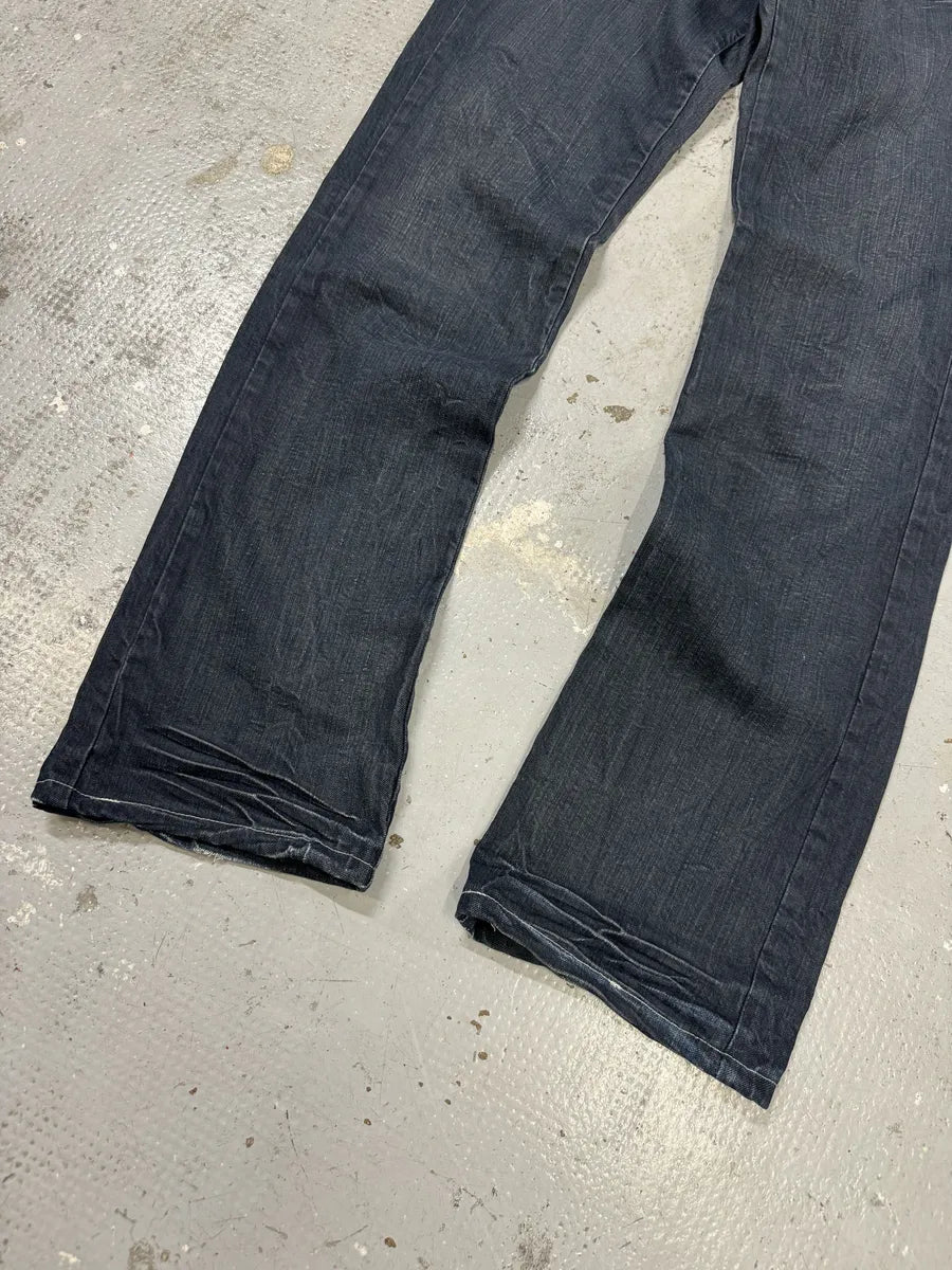 2000s Marithé + François Girbaud Blue Brut Distressed Denim Jeans dGEmzNz 11
