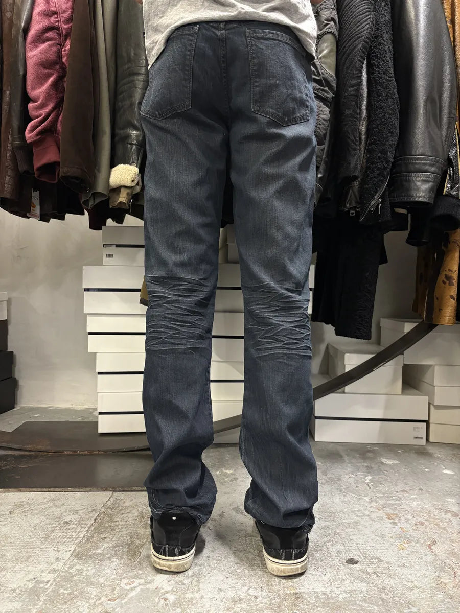 2000s Marithé + François Girbaud Blue Brut Distressed Denim Jeans dGEmzNz 4