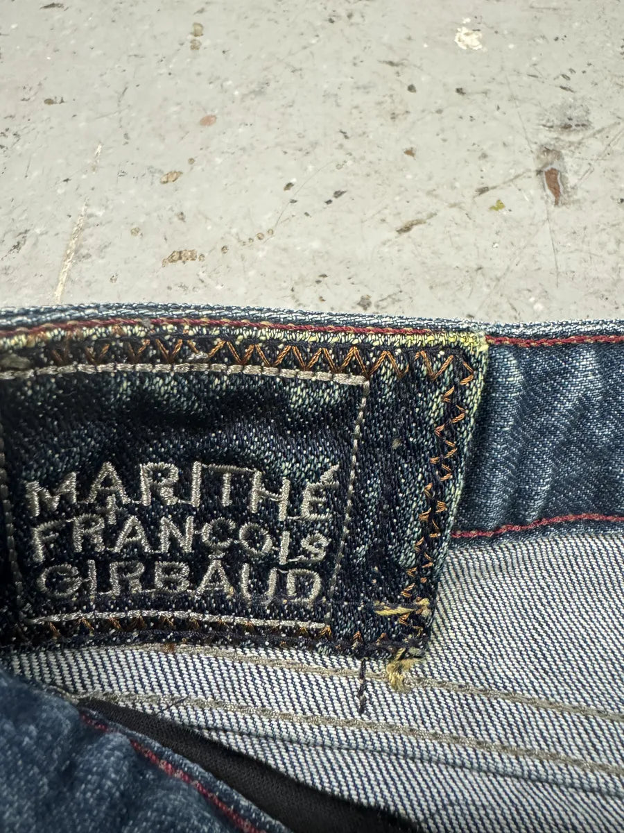 2000s Marithé + François Girbaud Blue Brut Distressed Denim Jeans dGEmzNz 9