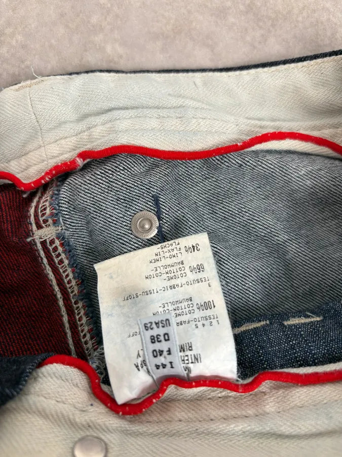 2000s Marithé + François Girbaud Blue Deconstructed Denim Jeans oQSDDEh 10