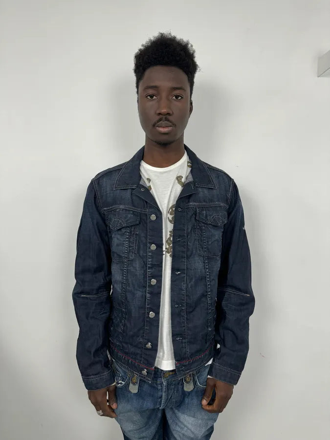 2000s Marithé + François Girbaud Blue Denim Jacket WOKTAtV 1