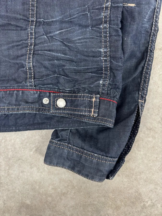 2000s Marithé + François Girbaud Blue Denim Jacket WOKTAtV 7