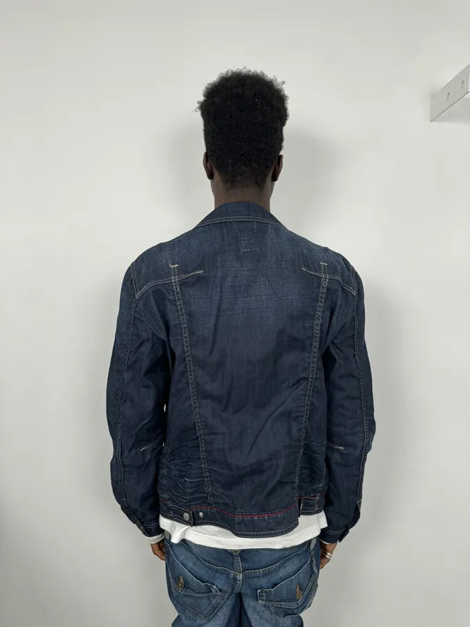 2000s Marithé + François Girbaud Blue Denim Jacket WOKTAtV 2