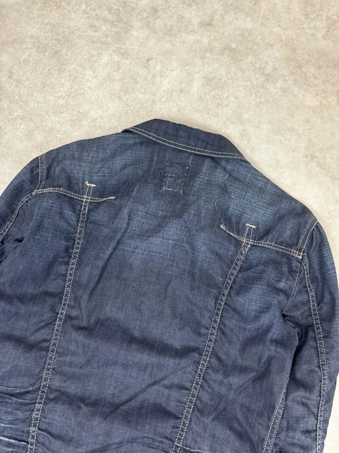 2000s Marithé + François Girbaud Blue Denim Jacket WOKTAtV 5