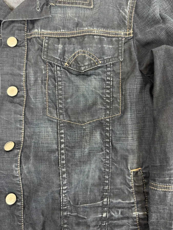 2000s Marithé + François Girbaud Blue Denim Jacket WOKTAtV 8