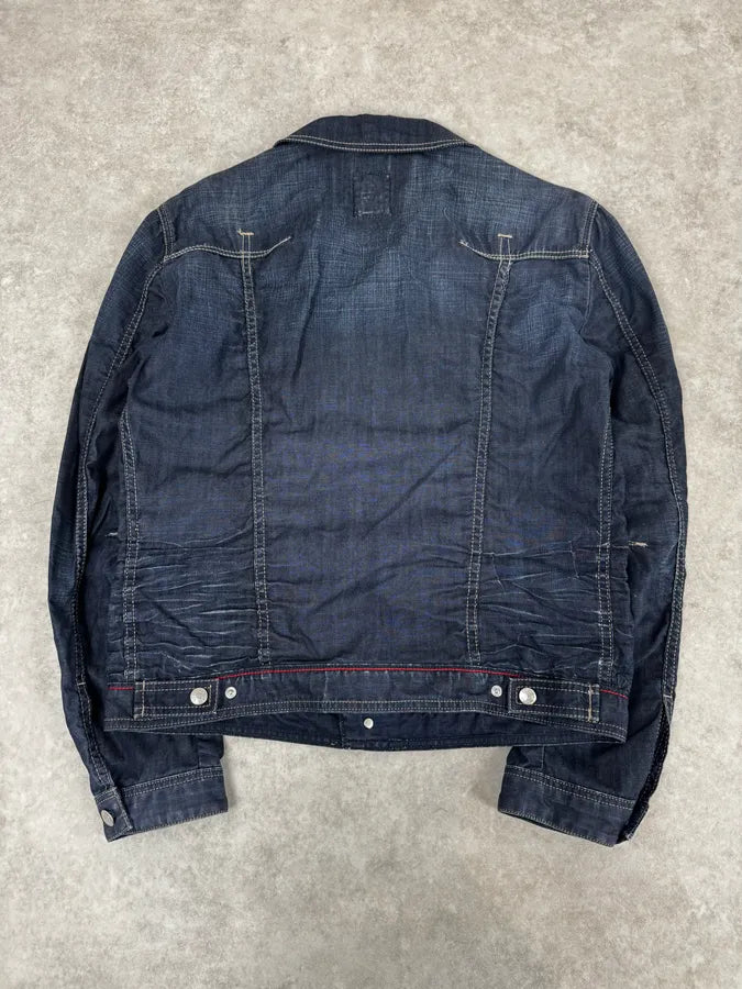 2000s Marithé + François Girbaud Blue Denim Jacket WOKTAtV 3