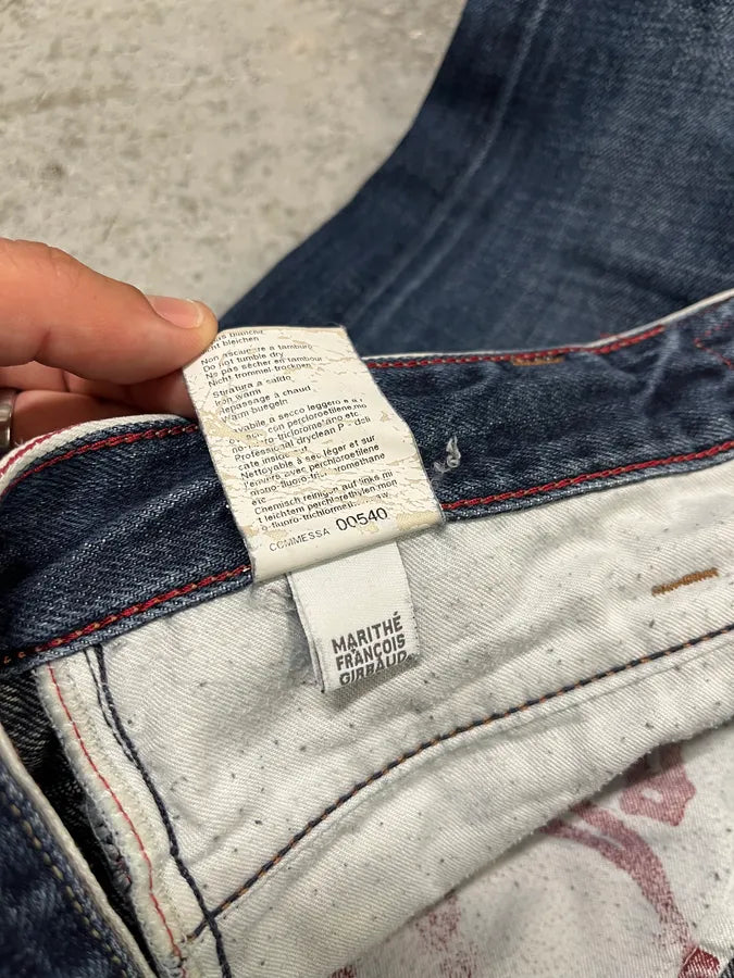 2000s Marithé + François Girbaud Blue Denim Jeans AadtcFR 11