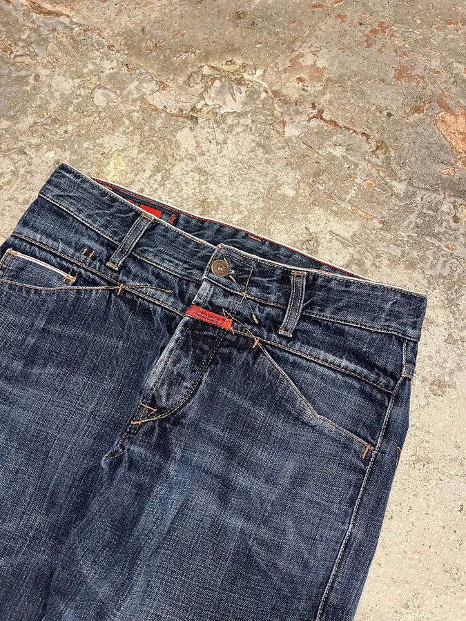 2000s Marithé + François Girbaud Blue Denim Jeans AadtcFR 4