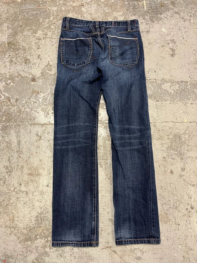 2000s Marithé + François Girbaud Blue Denim Jeans AadtcFR 5