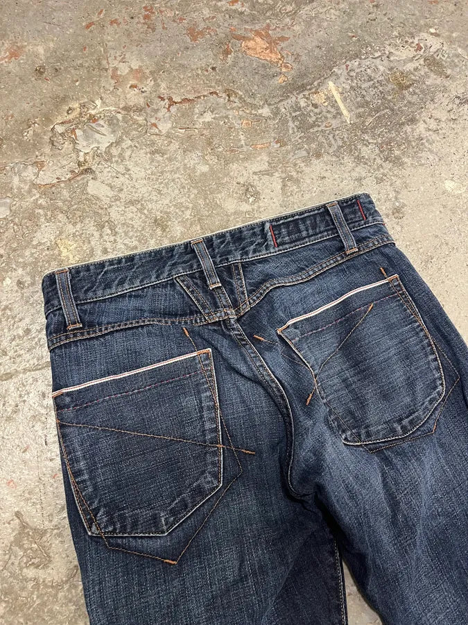 2000s Marithé + François Girbaud Blue Denim Jeans AadtcFR 6