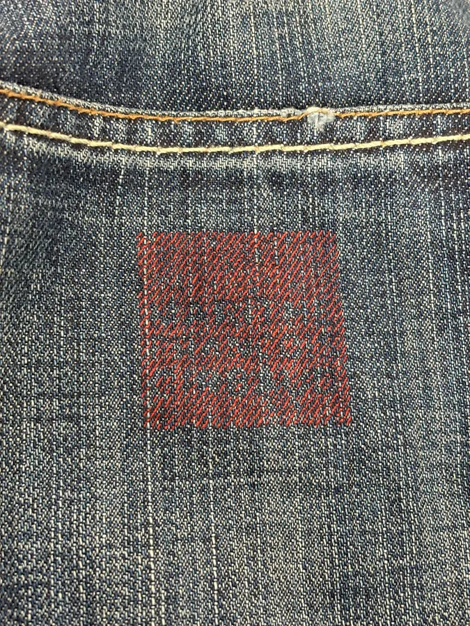 2000s Marithé + François Girbaud Blue Distressed Denim Jeans hUskUbD 8