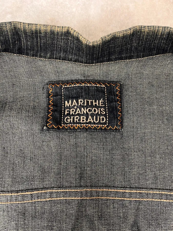 2000s Marithé + François Girbaud Blue Faded Denim Jacket PDiQKDJ 8