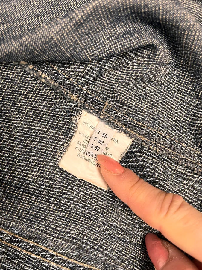 2000s Marithé + François Girbaud Blue Faded Denim Jacket PDiQKDJ 9