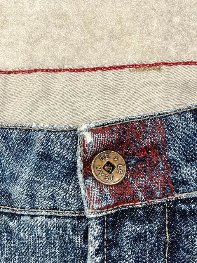 2000s Marithé + François Girbaud Blue Faded Denim Jeans NjVJJpH 10