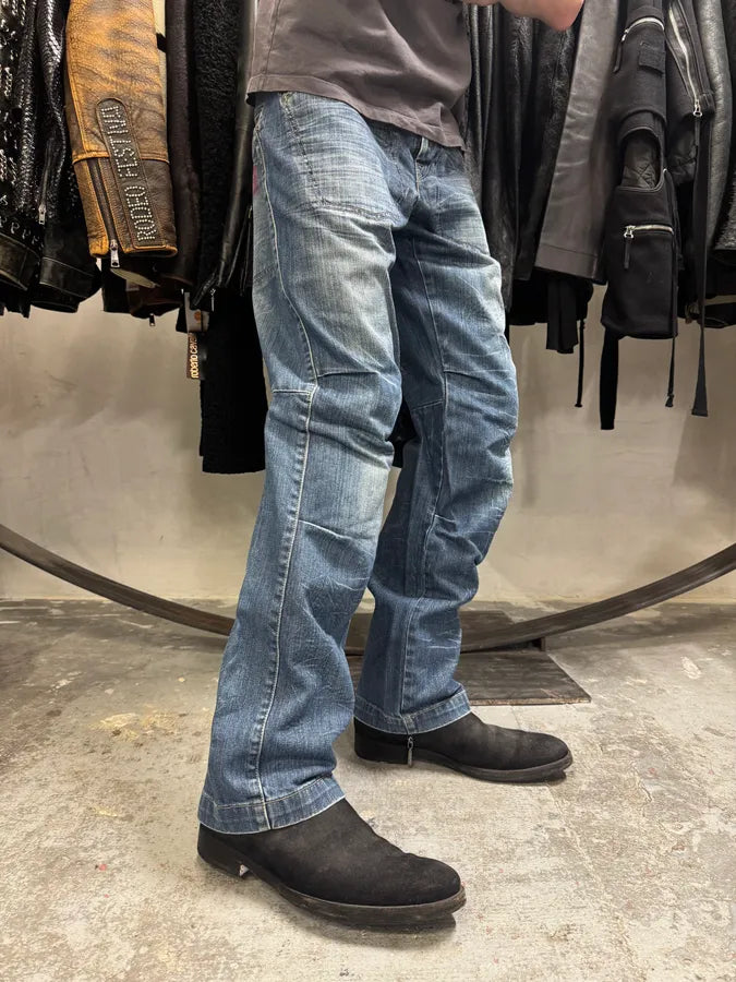 2000s Marithé + François Girbaud Blue Faded Denim Jeans (S) vDkFJIn 1