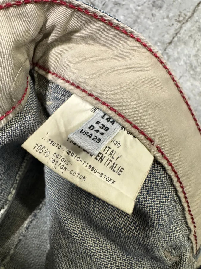 2000s Marithé + François Girbaud Blue Faded Denim Jeans (S) vDkFJIn 10