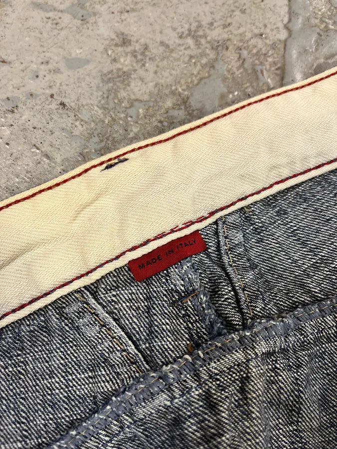 2000s Marithé + François Girbaud Blue Large Denim Jeans GvJCAHX 12