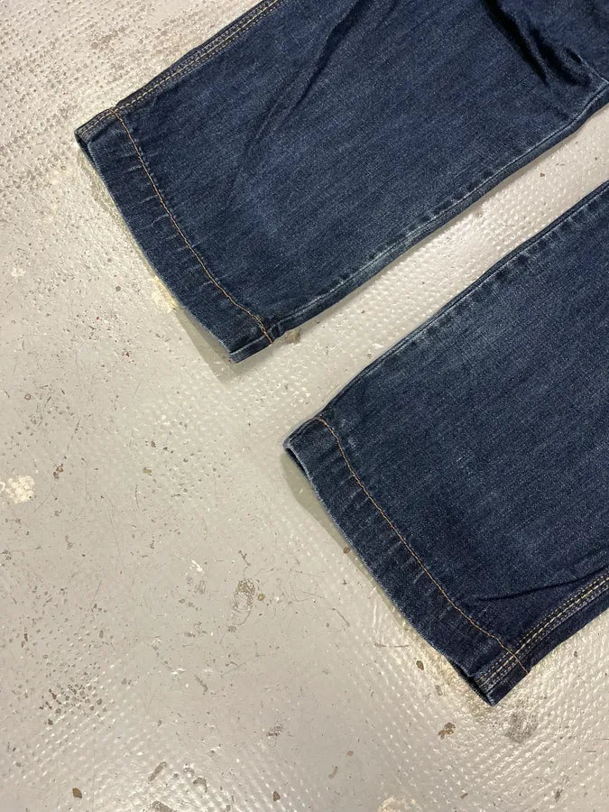 2000s Marithé + François Girbaud Blue Large Denim Jeans GvJCAHX 6