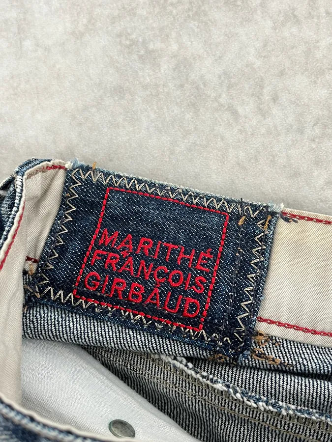 2000s Marithé + François Girbaud Blue Large Denim Jeans kxmqfdi 10