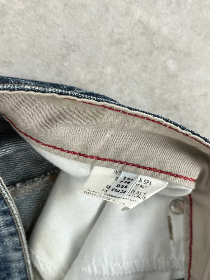 2000s Marithé + François Girbaud Blue Large Denim Jeans kxmqfdi 11