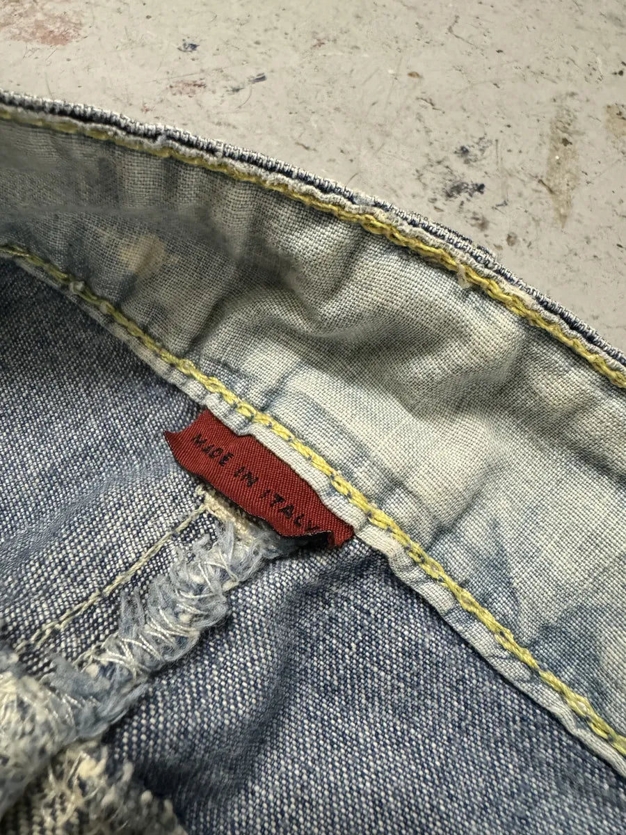 2000s Marithé + François Girbaud Blue Loose Denim Jeans clFOnUz 5