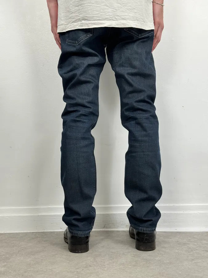 2000s Marithé + François Girbaud Blue Plectriy Slim Denim Jeans aULNvwN 2