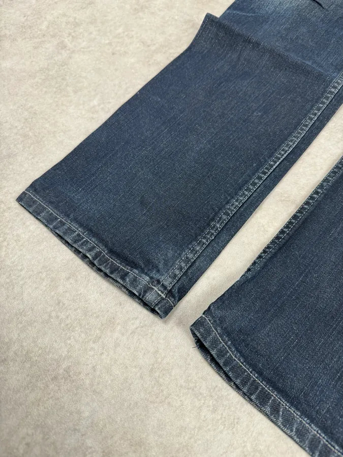 2000s Marithé + François Girbaud Blue Plectriy Slim Denim Jeans aULNvwN 7
