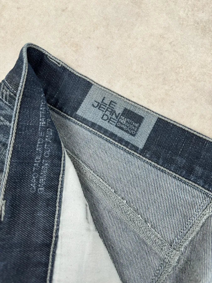2000s Marithé + François Girbaud Blue Plectriy Slim Denim Jeans aULNvwN 9
