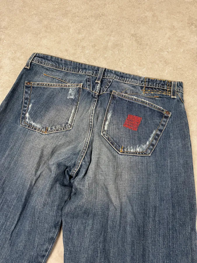 2000s Marithé + François Girbaud Blue Rebel Cozy Denim Jeans oWCNILb 6