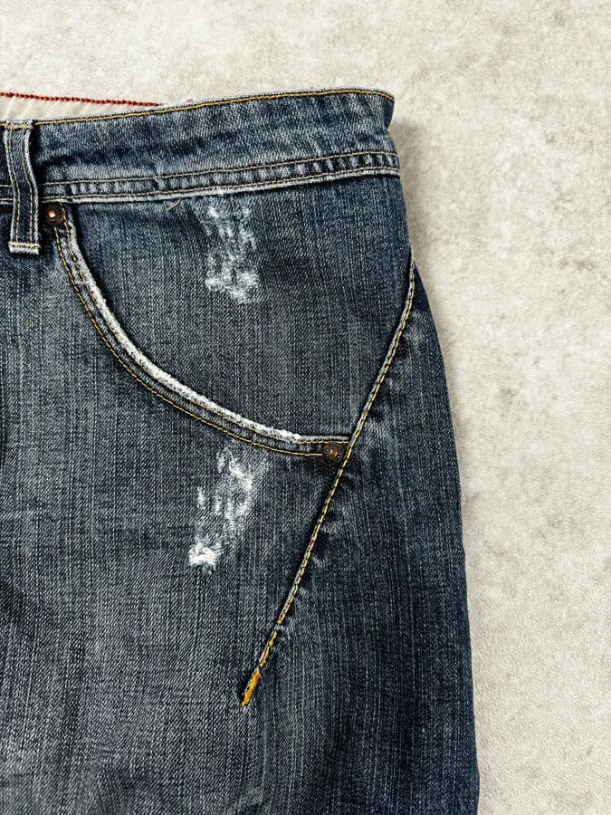 2000s Marithé + François Girbaud Blue Rebel Cozy Denim Jeans oWCNILb 7