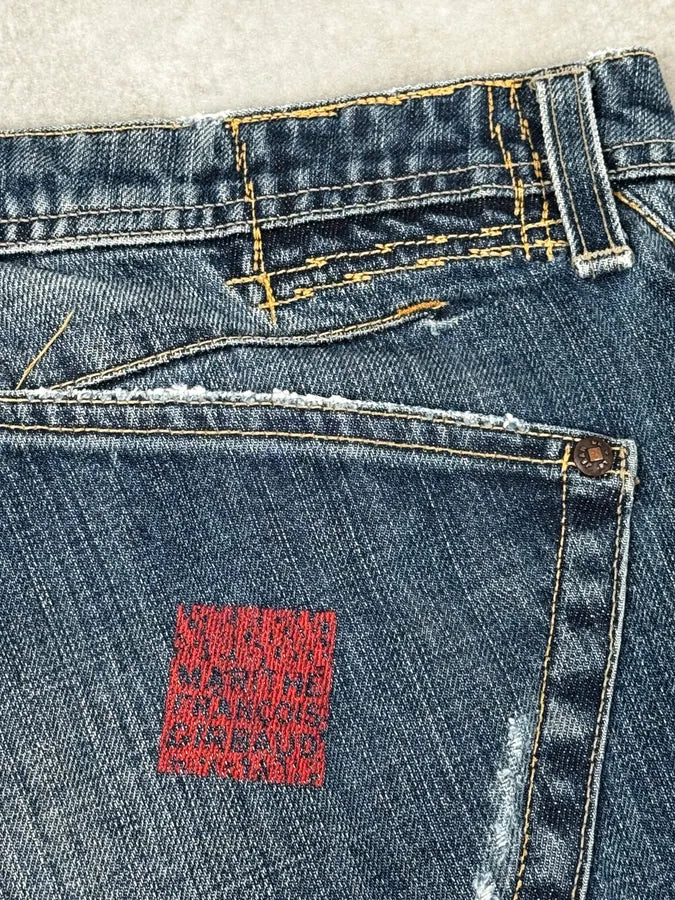 2000s Marithé + François Girbaud Blue Rebel Cozy Denim Jeans oWCNILb 9