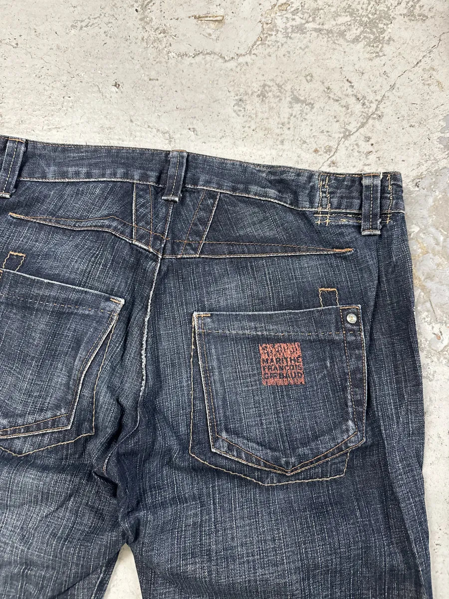 2000s Marithé + François Girbaud Blue Rebel Denim Jeans FYDXtTh 5