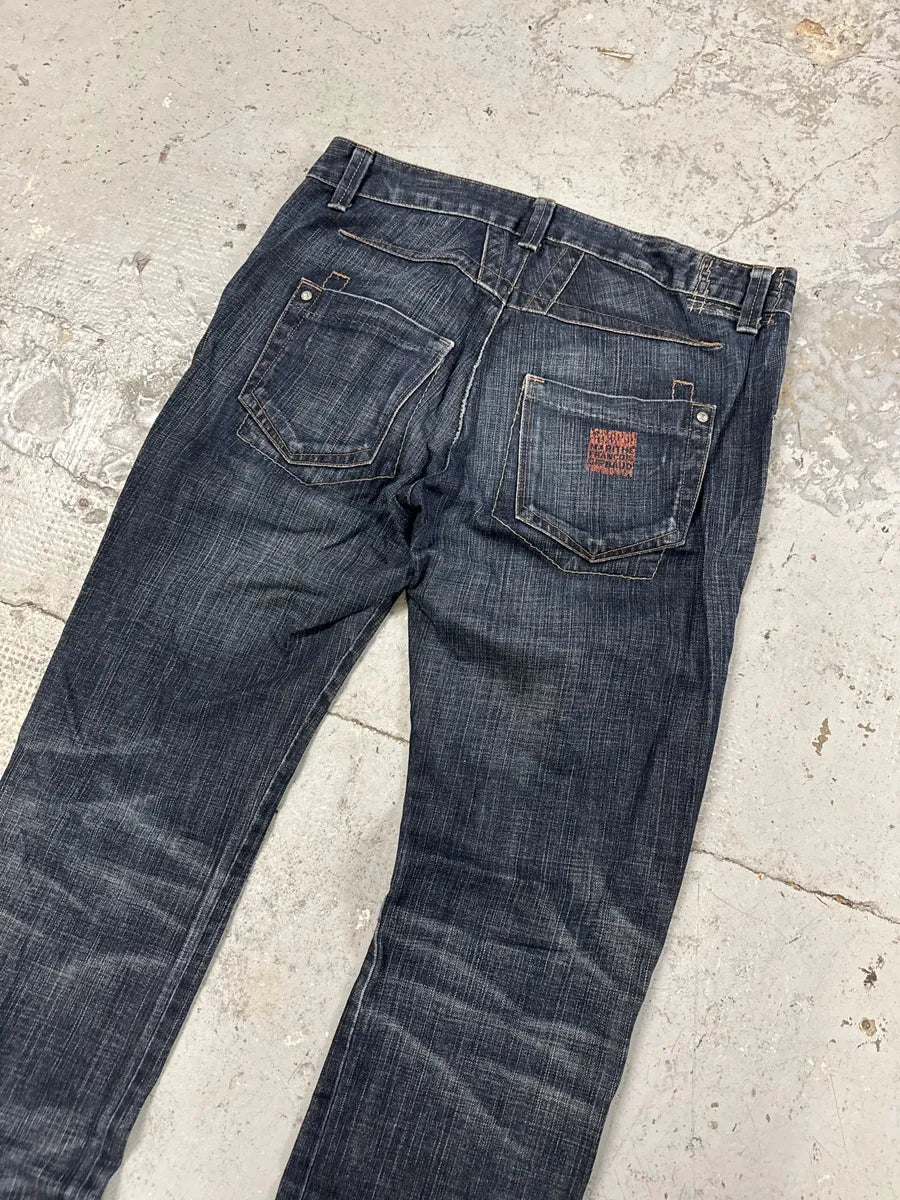 2000s Marithé + François Girbaud Blue Rebel Denim Jeans FYDXtTh 6