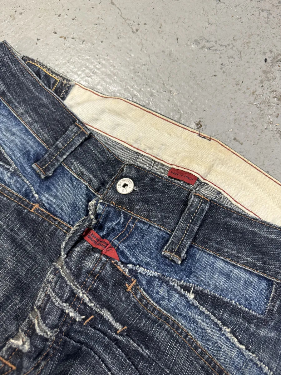 2000s Marithé + François Girbaud Blue Rebel Denim Jeans FYDXtTh 9