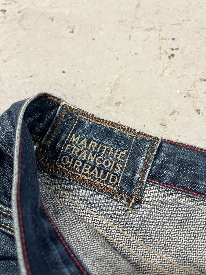 2000s Marithé + François Girbaud Blue Rebel Faded Denim Jeans (L) mOefIvG 10