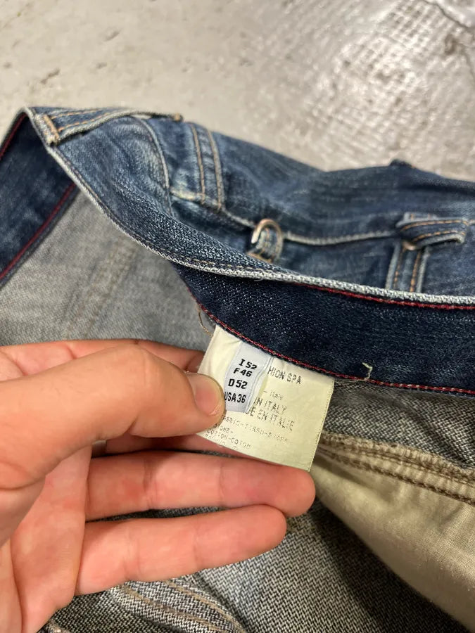 2000s Marithé + François Girbaud Blue Rebel Faded Denim Jeans (L) mOefIvG 12